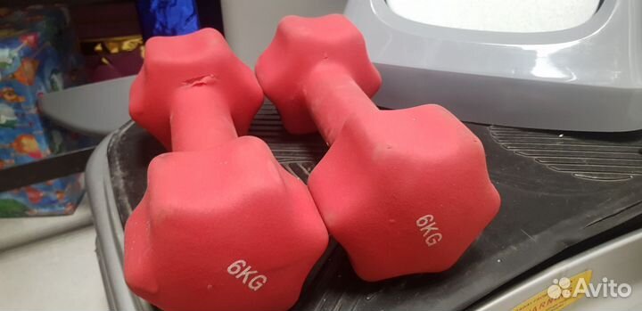 Гантели обрезиненные
