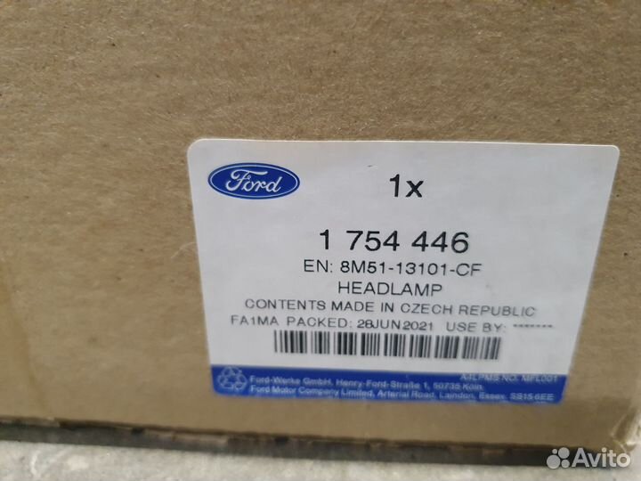 Фары комплект форд фокус 2 рестайлинг оригинал