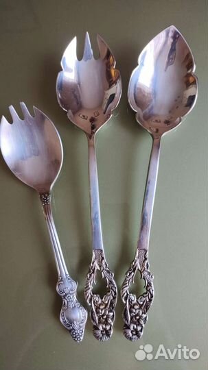 Мельхиоровые столовые приборы.зид,старый киев.зиш