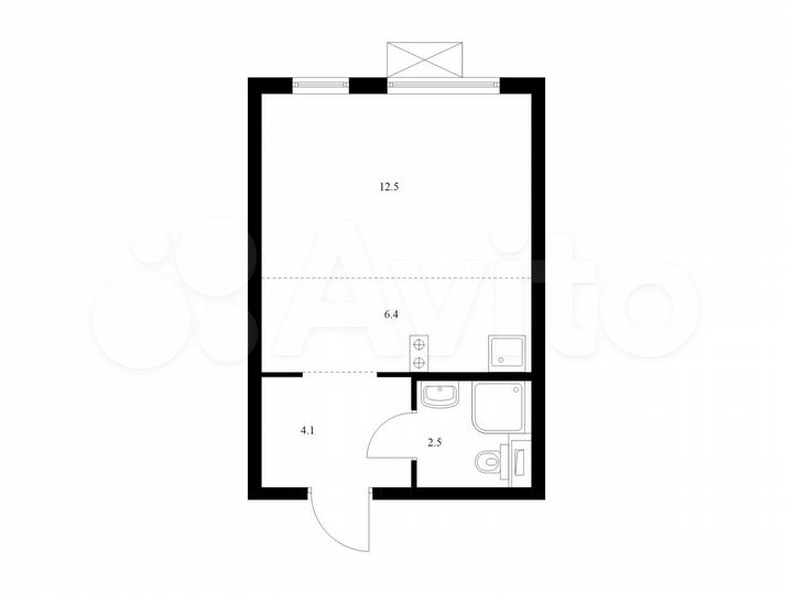 Квартира-студия, 25,5 м², 33/33 эт.