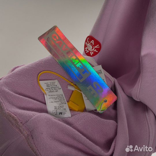 Свитшот cavempt розовый