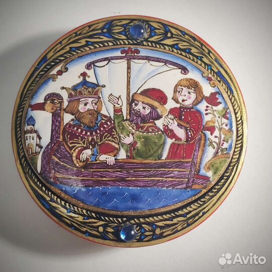 Шкатулка для украшений дерево/фарфор