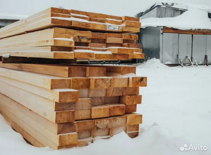 Доска обрезная опт - Сосна / Любые размеры