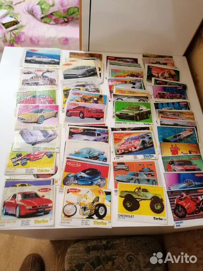 Вкладыши от жвачки turbo