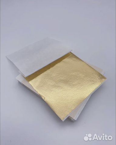 Поталь в листах и хлопьях зеркальная