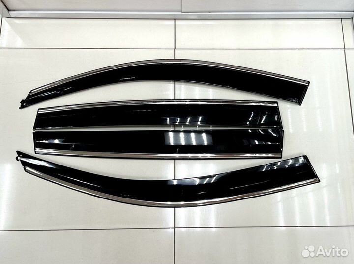 Дефлекторы окон хром Volkswagen Tiguan 07-16