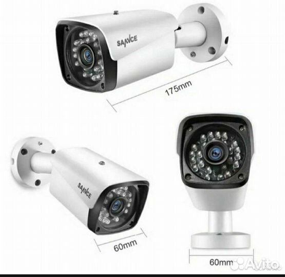 Комплект видеонаблюдения с установкой