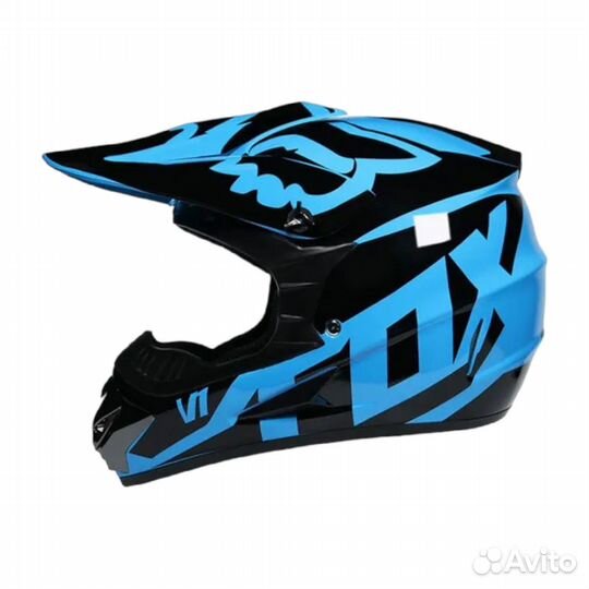 Мотошлем кроссовый Fox защитный мото шлем эндуро
