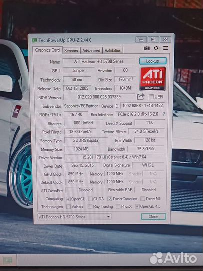 Intel core i5/8GB/video 1GB