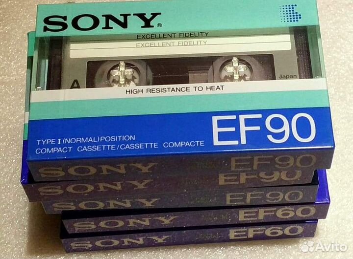 Компакт кассета sony EF90, EF60