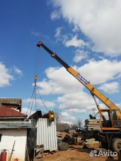 Аренда и услуги автокрана, 16 т, 18 м, с гуськом 7 м