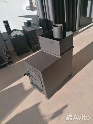 Буржуйка со съемной каменкой