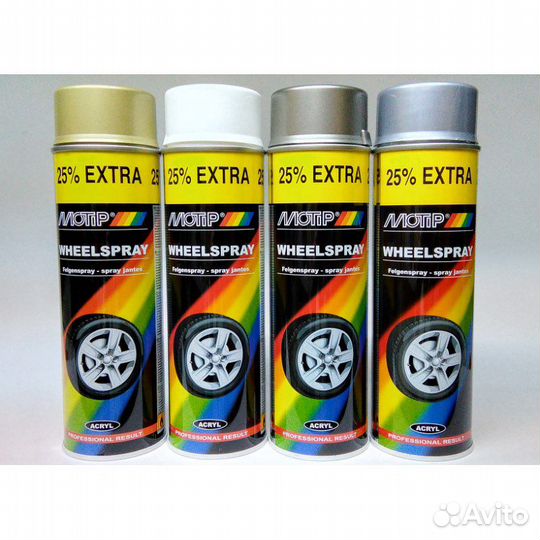 Motip wheelspray краска для литых и декоративных д