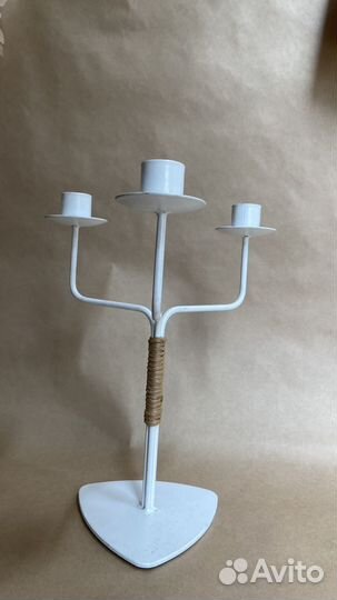 Подсвечник IKEA канделябр на 3 свечи