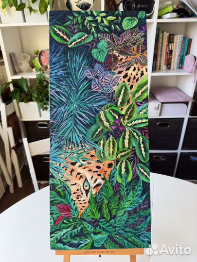 Картина маслом «В тропиках»