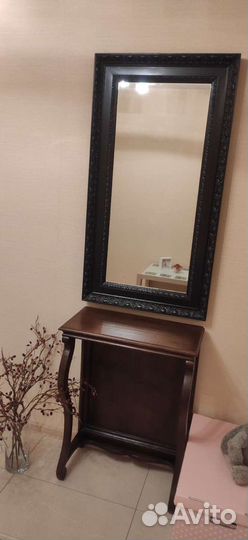 Зеркало со столиком антиквариат 1920 год