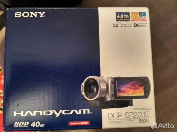 Видеокамера sony DCR-SR200E