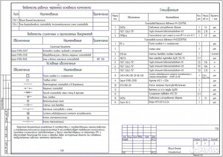 Проектирование газоснабжения частных домов