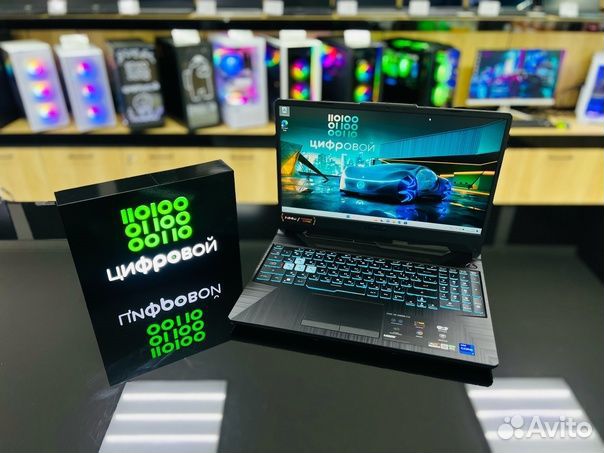 Мощный игровой ноутбук Asus i7-11800/RTX 3050/DDR4