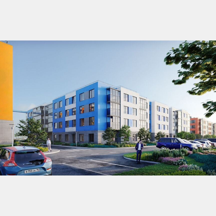 2-к. квартира, 62,6 м², 3/4 эт.