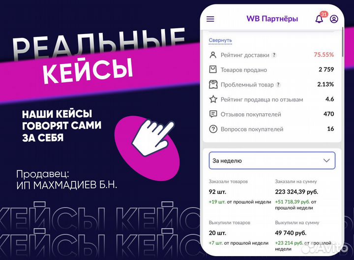 Менеджер по работе с маркетплейсами Продвижение