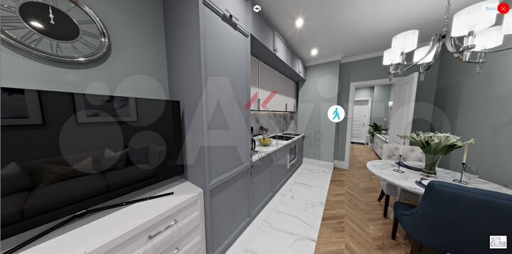 2-к. квартира, 48,1 м², 3/9 эт.