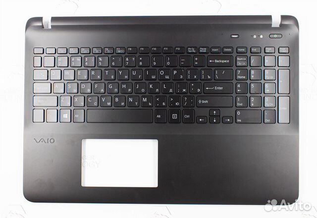 Топкейс для Sony SVF15 чёрный с подсветкой