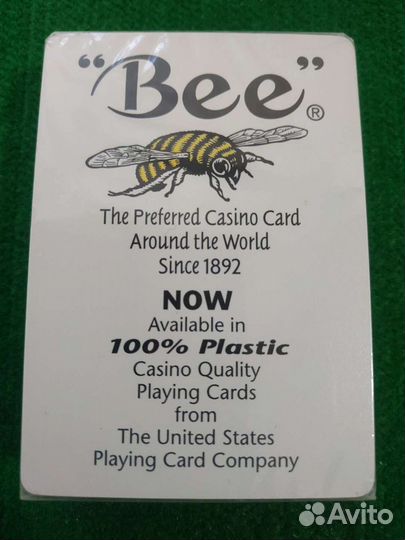 Коллекционные игральные карты Bee «Pocket Kings»