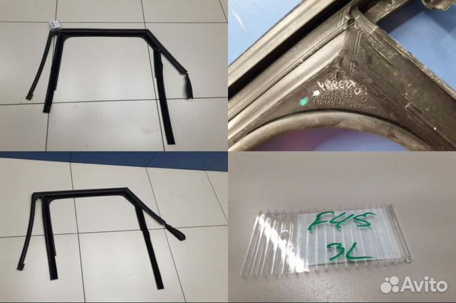 Уплотнитель стекла двери задний левый BMW 2 F45 F46 Tourer 2014