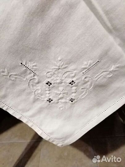 Старинная чайная скатерть 80х80. Германия