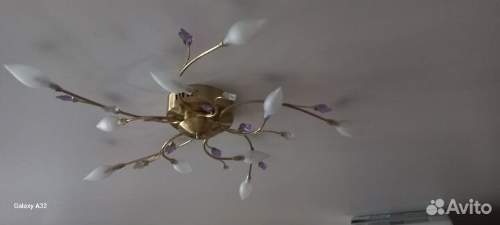 Люстра светодиодная подвесная потолочная б/у