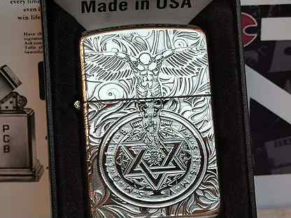 Зажигалка Zippo Armor 3D гравировка Оригинал