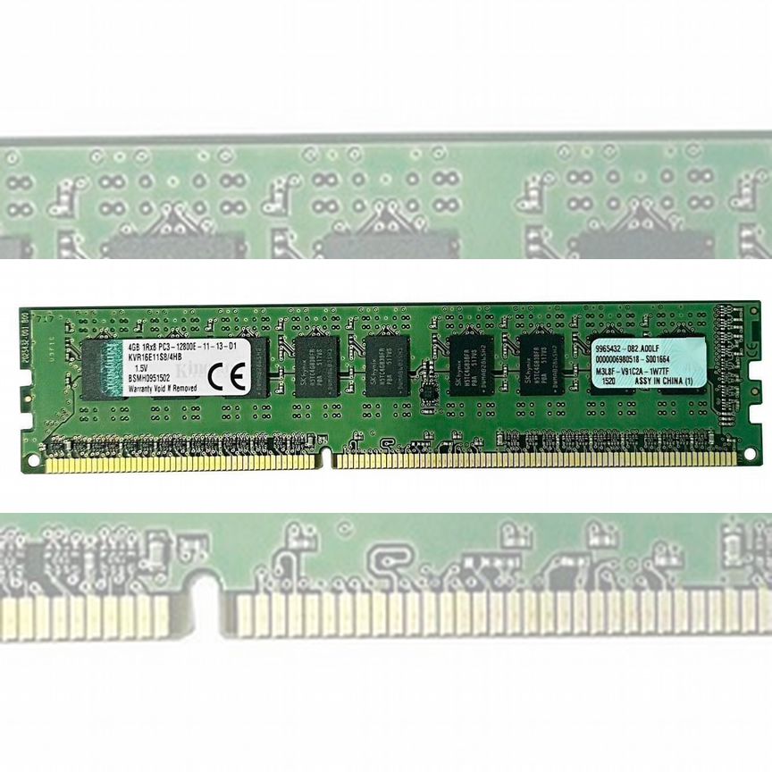 [KVR16E11S8/4HB] Оперативная Память Kingston Ddr3 Kvr16e11s8/4hb