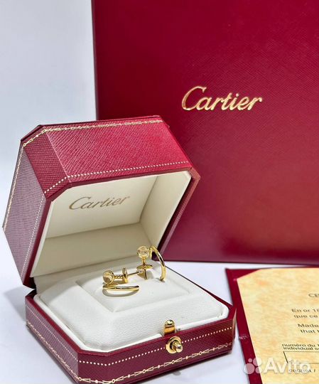 Картье Cartier Серьги гвоздь