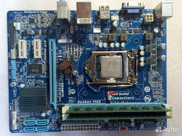 Комплект материнская плата, процессор, озу