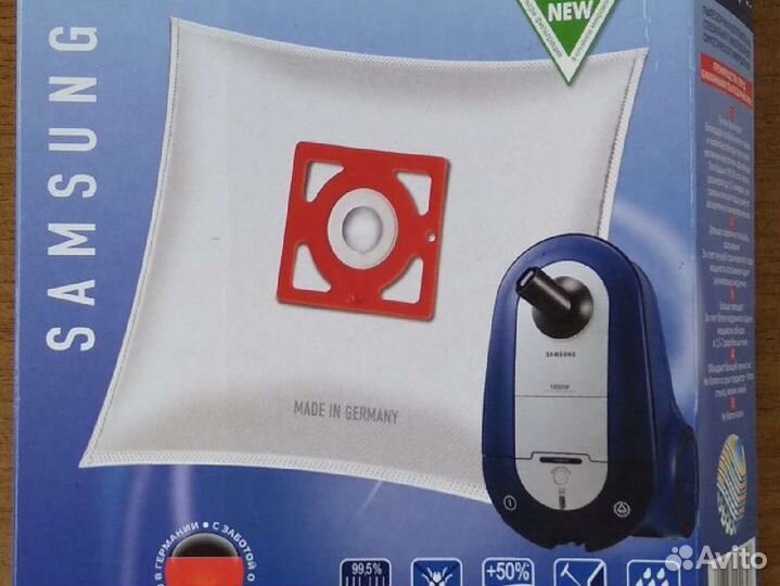 Samsung мешок пылесборник пылесоса синтетический