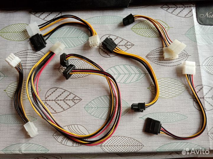 Переходники для блока питания Molex SATA 4,6,8 Pin