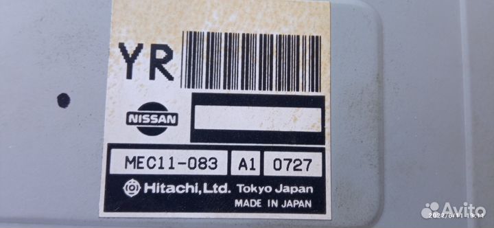 Блок управления двс Nissan tino V10, QG18DE