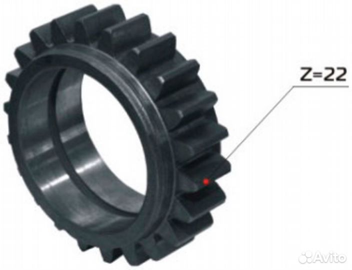 Шестерня мтз рк Z22 руп мзш