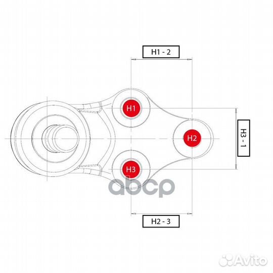 Опора шаровая nissan Quest 1992 - 2003 CB0339 CTR