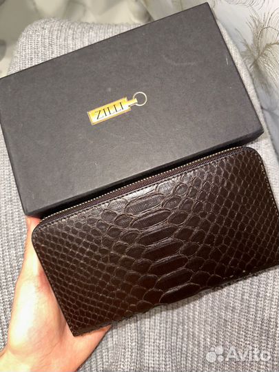 Портмоне мужское, питон Фирма zilli