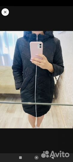 Пуховик женский длинный 44