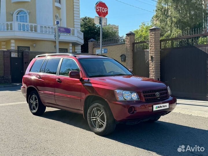 Toyota Highlander 2.4 AT, 2002, 190 000 км