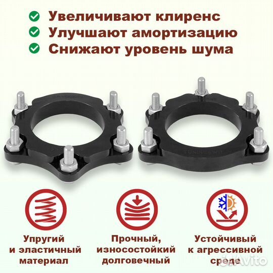 Проставки передних стоек Haval H6 1G 2G PU 20 мм