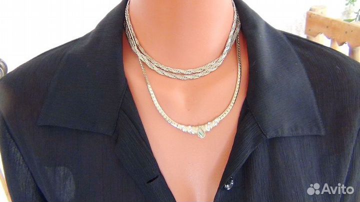 Чёрная лёгкая рубашка-блуза, р.38, торг