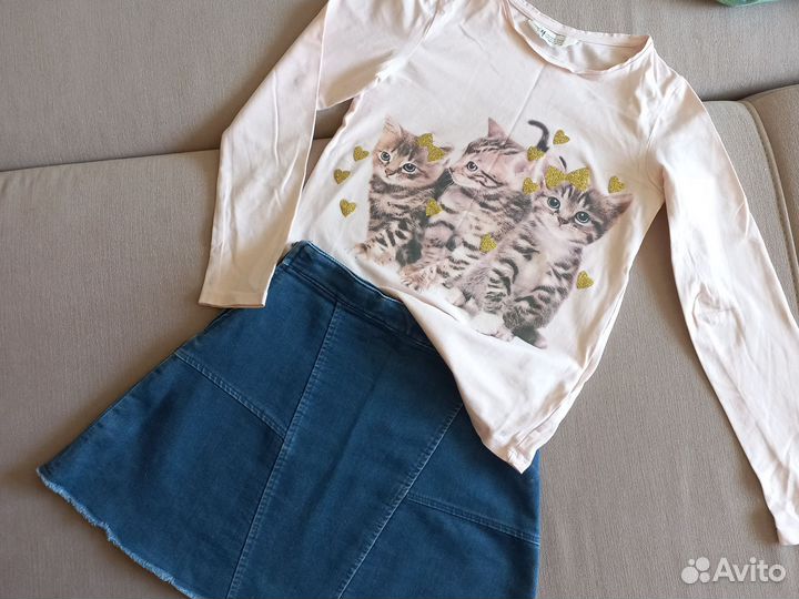 Одежда пакетом для девочки 134 140