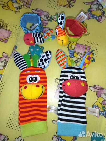 Носочки браслеты погремушки