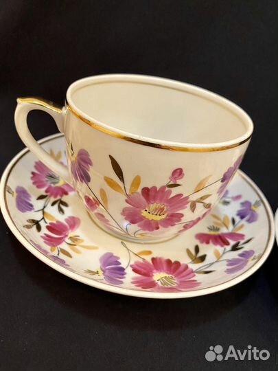 Чайные пары.Вербилки.Фарфор