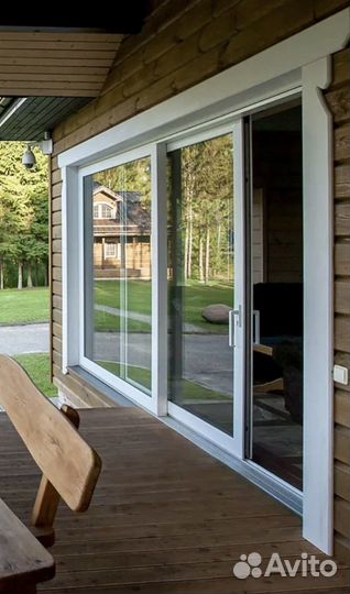 Окно пластиковое раздвижное