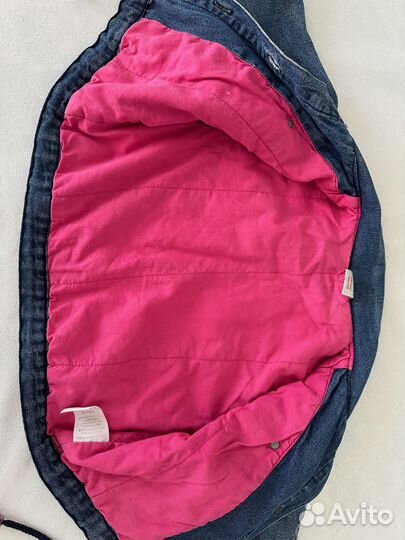 Джинсовка утепленная детская Next